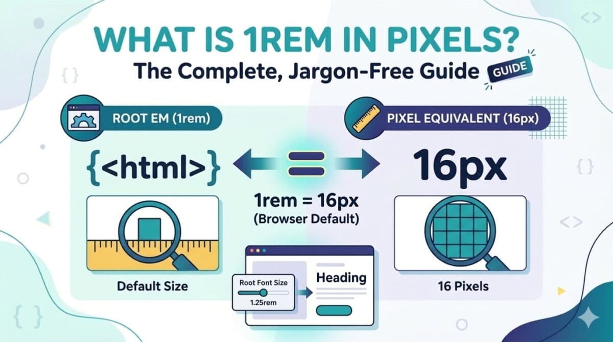 What Is 1rem in Pixels