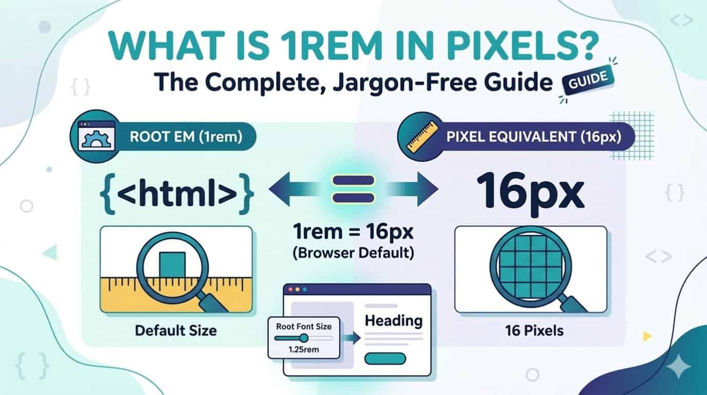 What Is 1rem in Pixels? The Complete, Jargon-Free Guide