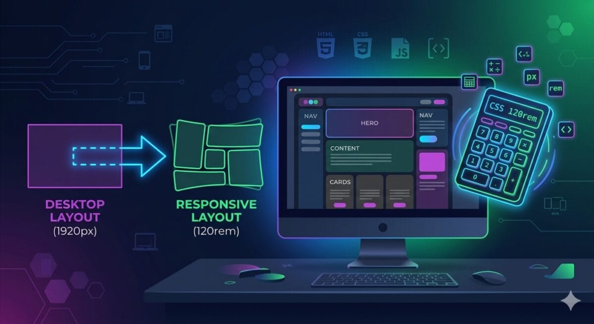 Convert 1920px to rem