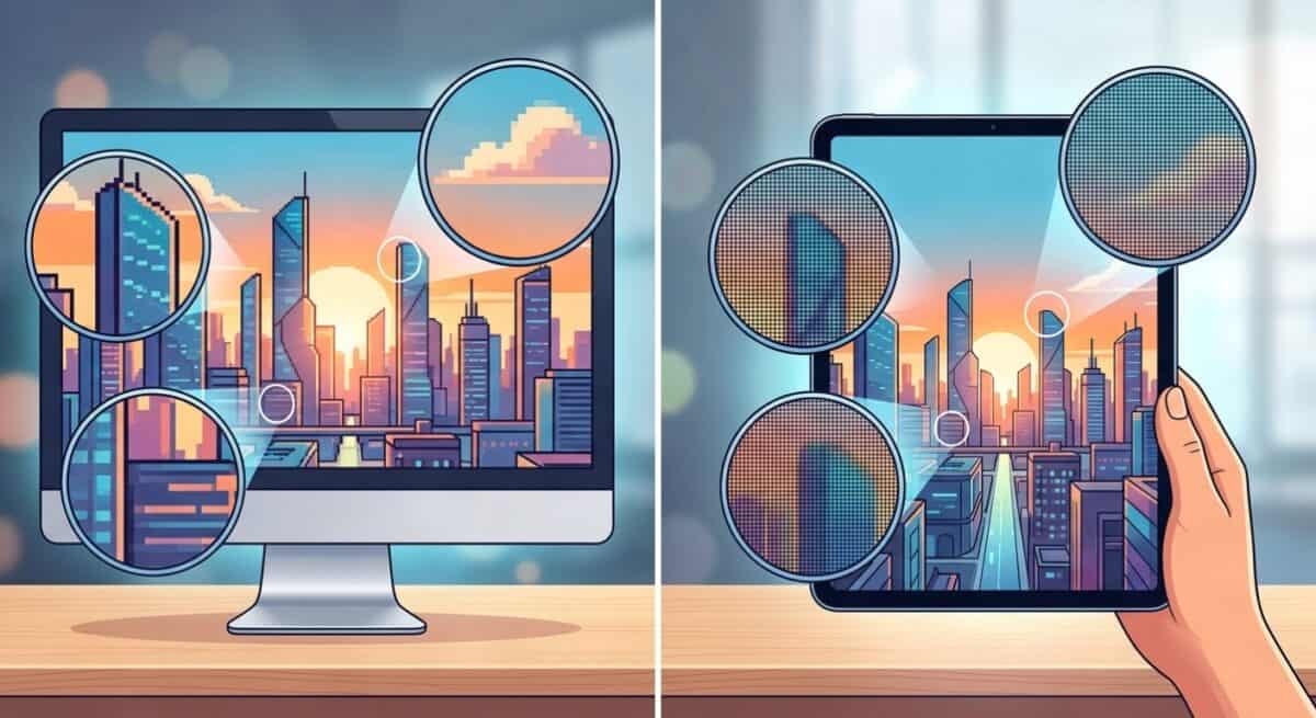 Screen Resolution vs Pixel Density